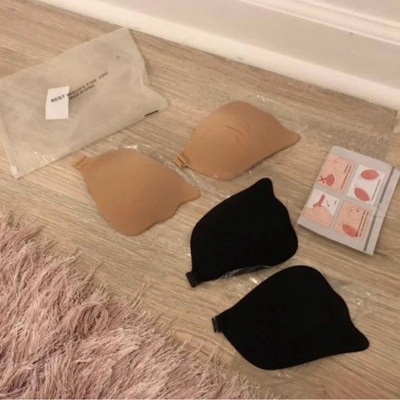 Target Strapless Adhesive Bra Set - Black and Nude - Picture 3 of 3